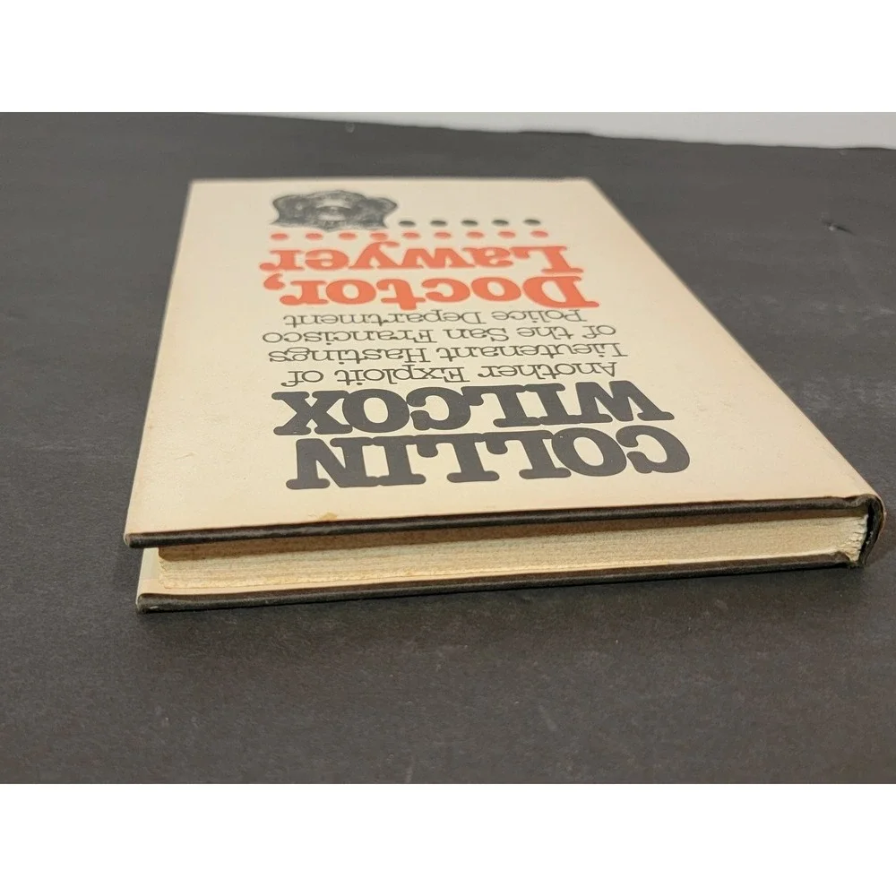 Doctor, Lawyer‎ Collin Wilcox 1977 First Edition Police Mystery Random House
